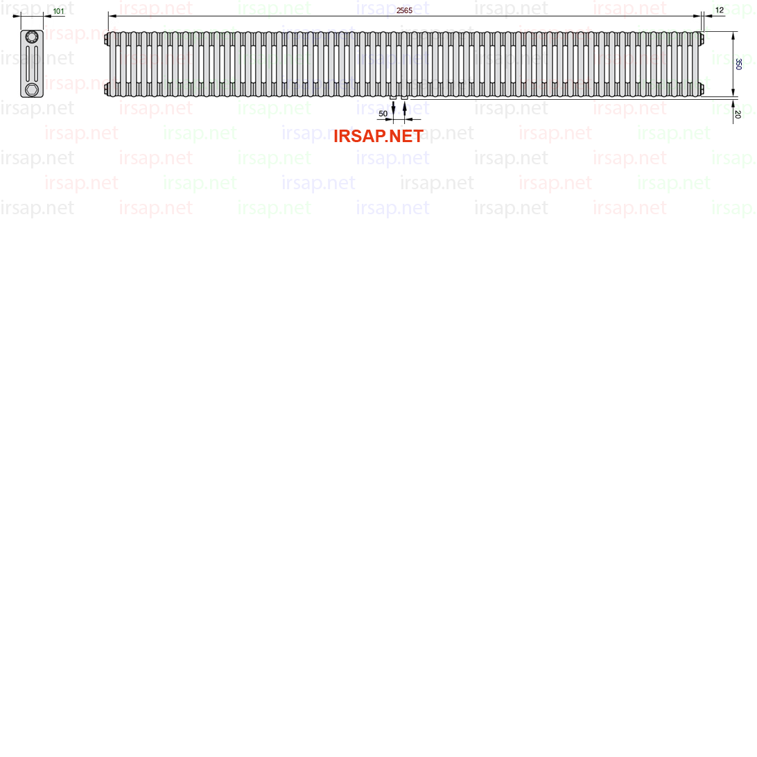 Радиатор IRSAP Tesi 30350/57 T50 CL 01